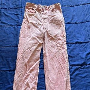 Pink jeans